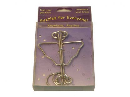 Butterfly Metal Brain Teaser Wire Disentanglement Puzzle
