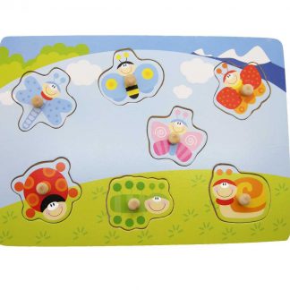 Baby and Toddler Insect Wooden Learning Puzzle