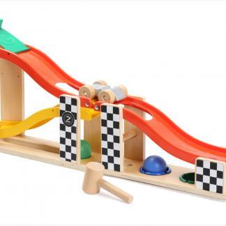 2 In 1 Racing Track and Pounding